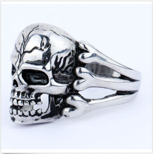 Skeleton Skull Ring