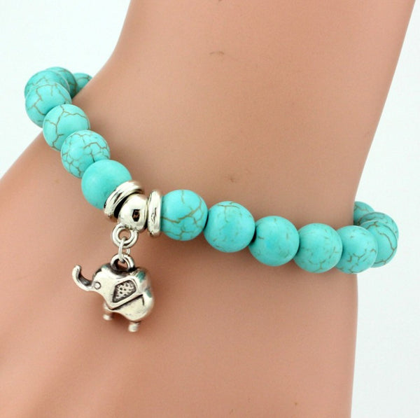 FREE! Get This Turquoise Bead Charm Bracelet Absolutely Free, You Just Pay Shipping And Handling!