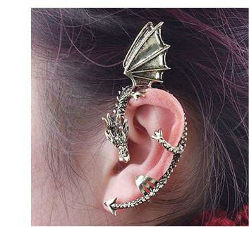 Dragon Clip On Earring